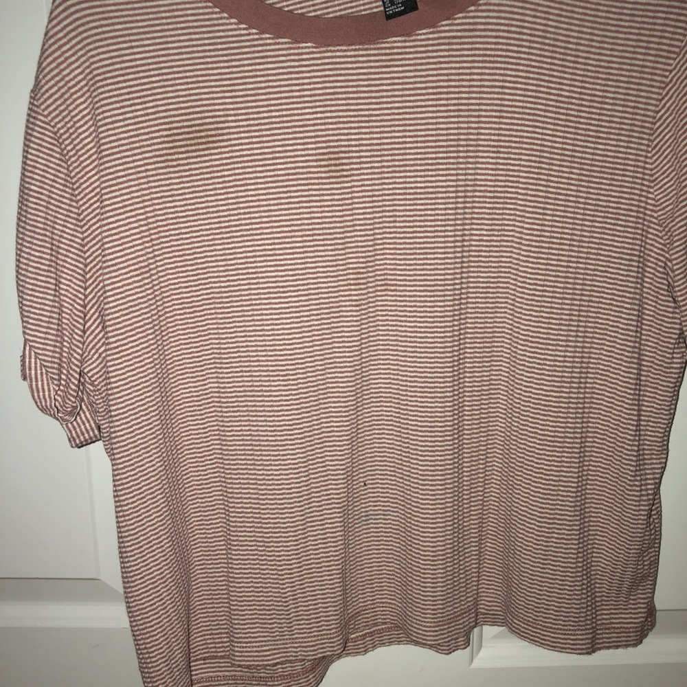 A striped top